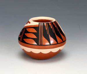 Jemez Pueblo American Indian Pottery Polychrome Jar #8 - Caroline Loretto