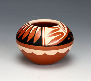 Jemez Pueblo American Indian Pottery Polychrome Jar #10 - Caroline Loretto