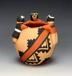 Jemez Pueblo Native American Pottery Friendship Bowl - Vernida Toya