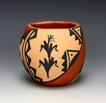 Jemez Pueblo Native American Pottery Corn Bowl - Vernida Toya