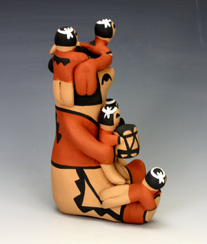 Jemez Pueblo American Indian Pottery Grandfather Storyteller - Vernida Toya