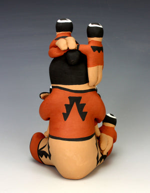 Jemez Pueblo American Indian Pottery Grandfather Storyteller - Vernida Toya