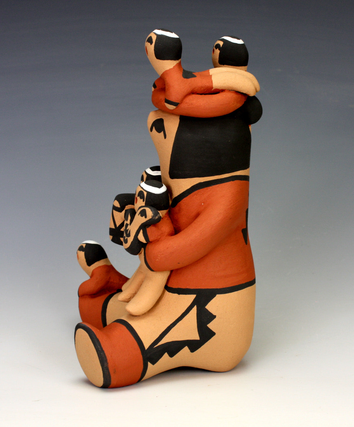 Jemez Pueblo American Indian Pottery Grandfather Storyteller - Vernida Toya