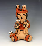 Jemez Pueblo American Indian Pottery Grandfather Storyteller - Vernida Toya