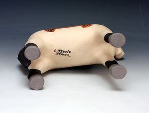 Jemez Pueblo American Indian Pottery Buckskin Horse Storyteller #1 - Leonard Tsosie 
