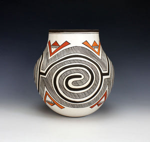 Laguna Pueblo Native American Indian Pottery Jar #1 - Myron Sarracino