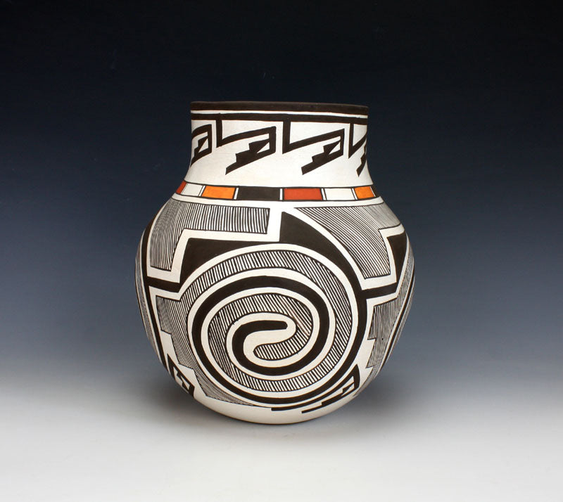 Laguna Pueblo Native American Indian Pottery Jar #2 - Myron Sarracino