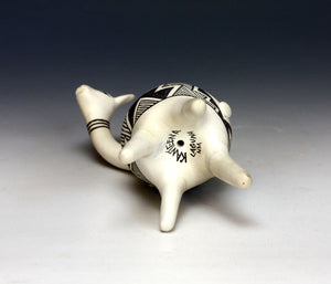 Laguna Pueblo Native American Indian Pottery Deer  - Michael Kanteena