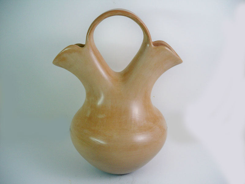 Jemez Pueblo American Indian Pottery LARGE Wedding Vase - Brenda Panana