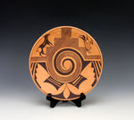Acoma Pueblo Native American Indian Pottery Tularosa Plate - Franklin Peters