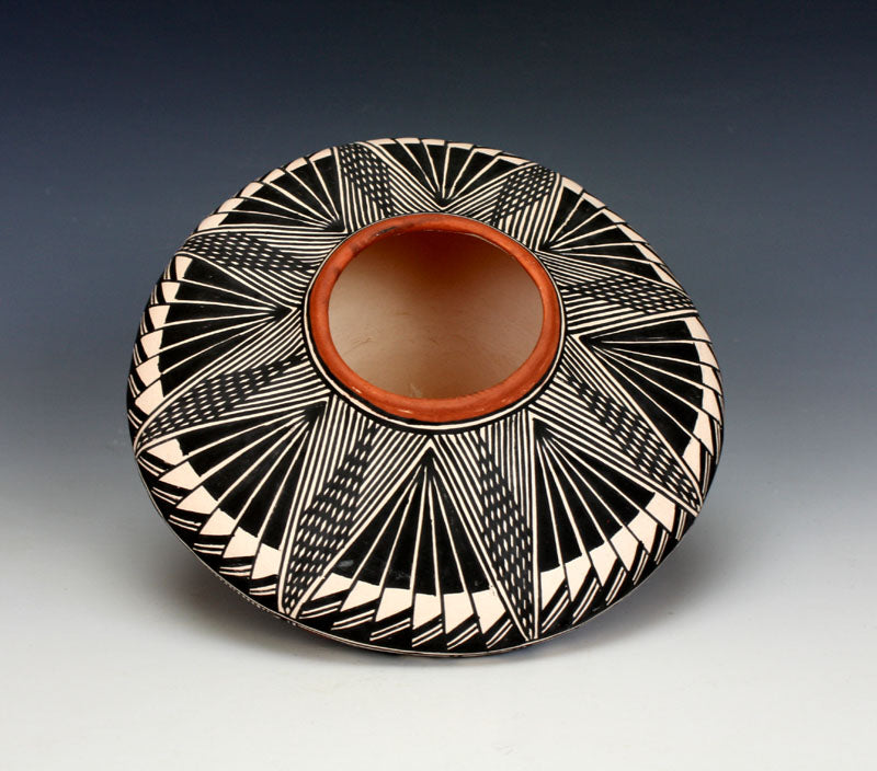 Acoma Pueblo Native American Indian Pottery Seed Pot #1 - Ruth Estevan