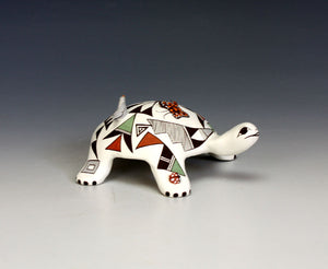 Acoma Pueblo Native American Indian Pottery Turtle - Judy Lewis