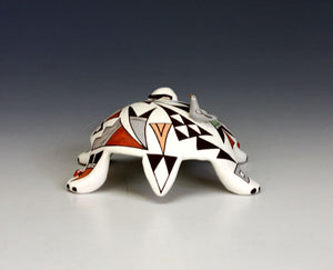 Acoma Pueblo Native American Indian Pottery Turtle - Judy Lewis