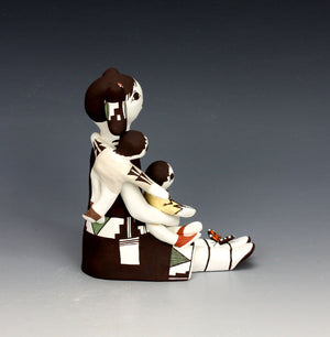 Acoma Pueblo Native American Indian Pottery Storyteller - Judy Lewis