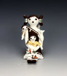 Acoma Pueblo Native American Indian Pottery Storyteller - Judy Lewis