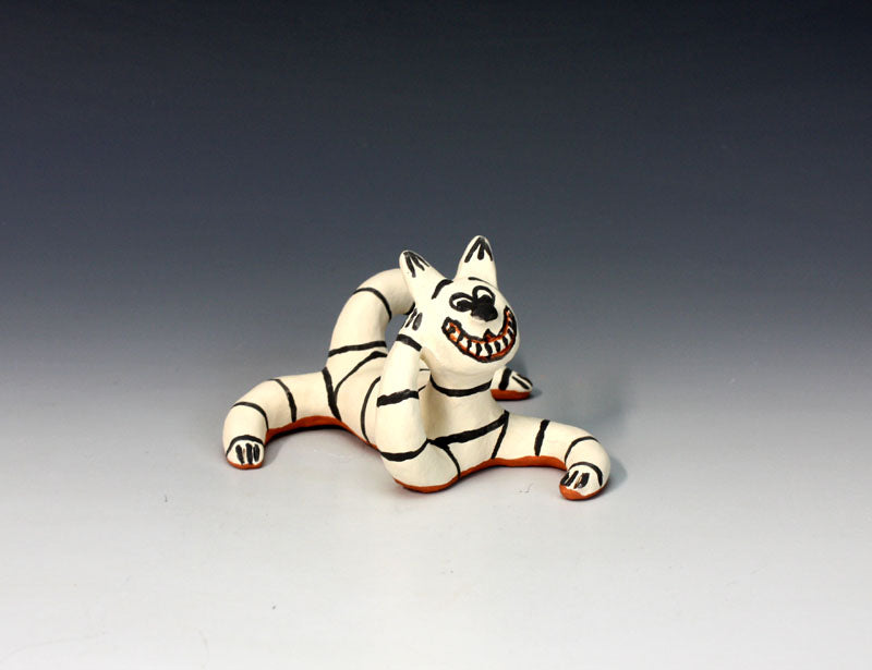 Cochiti Pueblo Native American Indian Pottery Cheshire Cat #1 - Martha Arquero