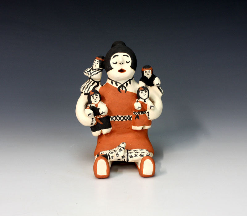 Conchiti Story Teller Doll by Dena M. Suina, Cochiti Pueblo, NM For Sale at  1stDibs
