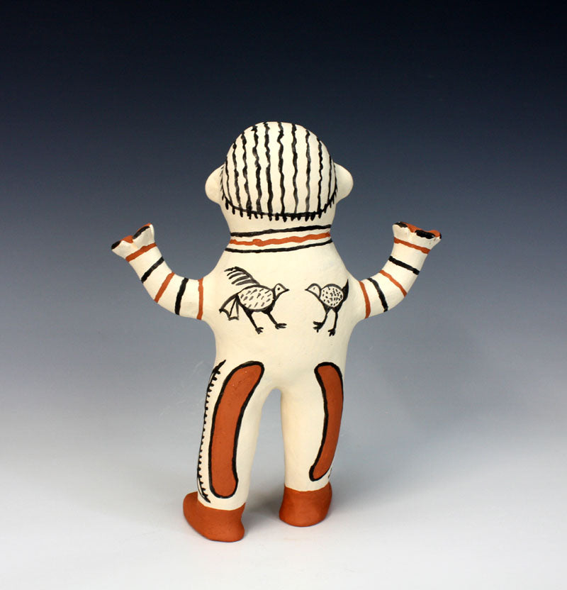 Cochiti Pueblo Native American Indian Pottery Bird Man - Martha Arquero