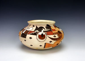 Hopi Native American Indian Pottery Parrot Jar - Bobby Silas