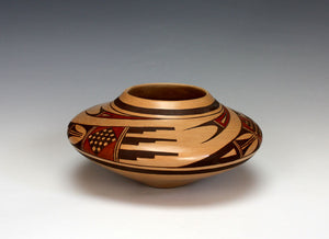 Hopi American Indian Pottery Bird Wing Jar - Jeremy Adams Nampeyo