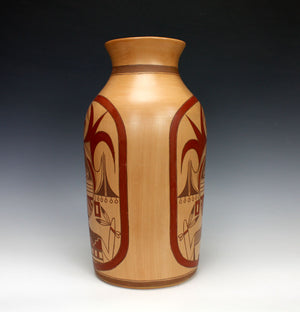 Hopi American Indian Pottery Large Pahlik Mana Jar - Jeremy Adams Nampeyo