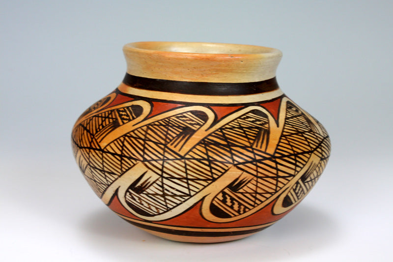 Hopi American Indian Pottery Bowl - Elva Nampeyo