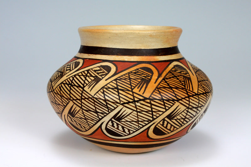 Hopi American Indian Pottery Bowl - Elva Nampeyo