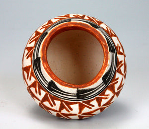 Laguna Pueblo Native American Indian Pottery Mini Olla - Adrian Arnett