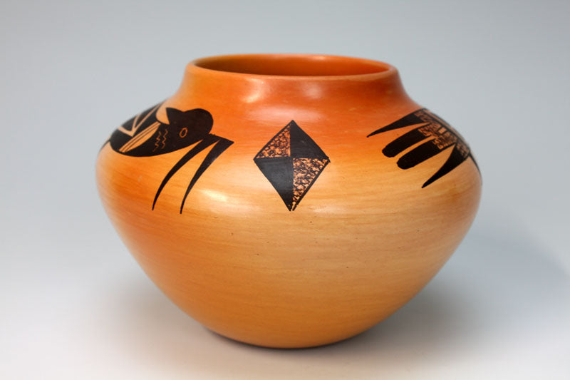 Hopi American Indian Pottery Bird Jar - Garrett Maho