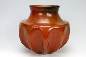 Navajo Native American Indian Pottery Melon Jar #1 - Samuel Manymules