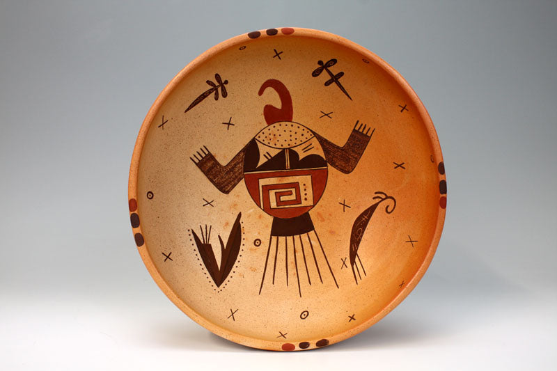 Hopi American Indian Pottery Parrot Deity Bowl - Gwen Stetalla