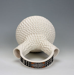 Acoma Pueblo Native American Indian Pottery Wedding Vase - Jackie Shuvita