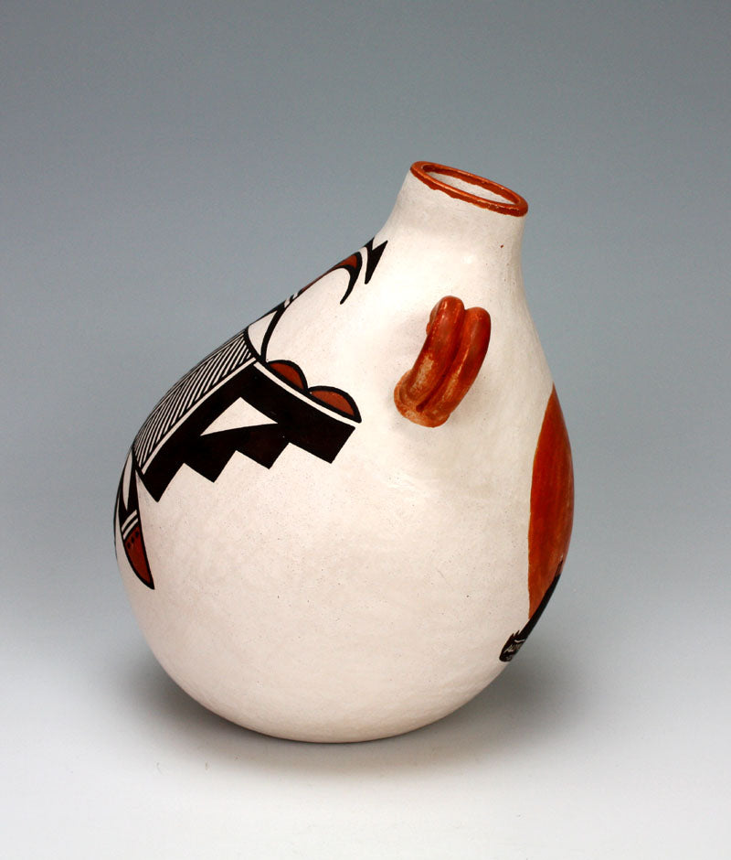 Acoma Pueblo Native American Indian Pottery Water Jar - Flo & Lee Vallo