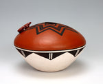 Acoma Pueblo Native American Indian Pottery Seed Pot - Flo & Lee Vallo