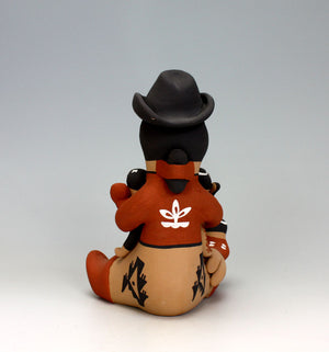 Jemez Pueblo American Indian Pottery Cowboy Storyteller - Vernida Toya