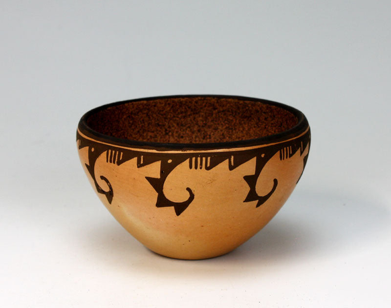 Hopi American Indian Pottery Friendship Bowl #4 - Bernadette Poleahla Crook