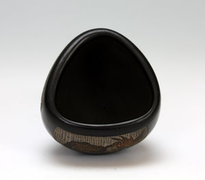 Santa Clara Pueblo Indian Pottery Hummingbird Bowl - Melvin Moquino