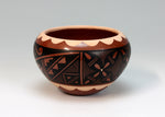 Jemez Pueblo American Indian Pottery Polychrome Bowl - Natalie Sandia