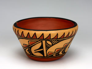 Kewa - Santo Domingo Pueblo American Indian Pottery Bowl #5 - Xavier Lucero