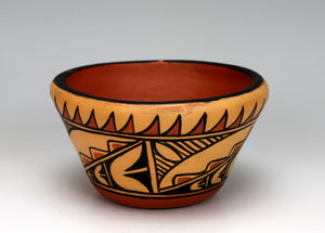Kewa - Santo Domingo Pueblo American Indian Pottery Bowl #5 - Xavier Lucero