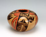 Hopi American Indian Pottery Eagle Tail Jar #2 Jar - Adelle Nampeyo
