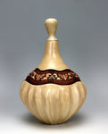 Jemez Pueblo American Indian Pottery Lidded Jar - B.J. Fragua