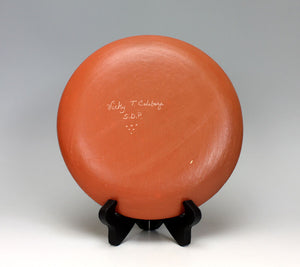 Kewa - Santo Domingo Pueblo American Indian Pottery Plate - Vicky Calabaza