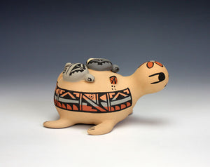Jemez Pueblo American Indian Pottery Turtle - Chrislyn Fragua
