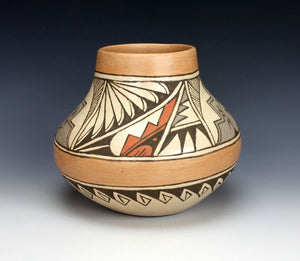 Jemez Pueblo American Indian Pottery Corn Jar - Juanita Fragua