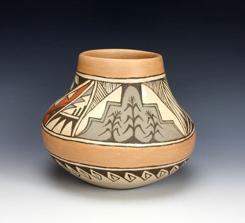 Jemez Pueblo American Indian Pottery Large Wedding Vase - Gabriel Gonzales