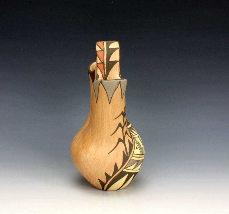 Jemez Pueblo American Indian Pottery Wedding Vase #2 - Juanita Fragua