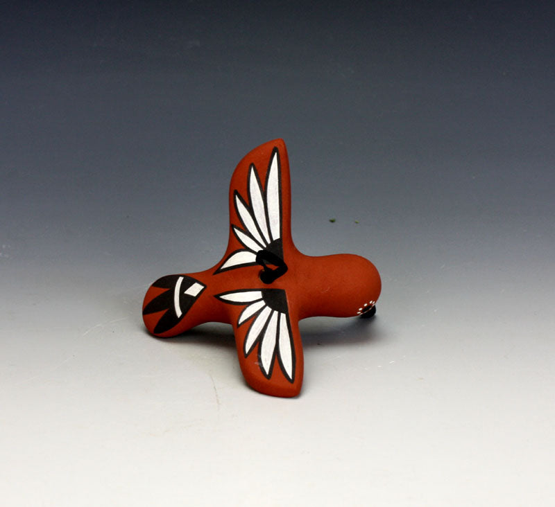 Jemez Pueblo American Indian Pottery Hummingbird Ornament - Darrick Tsosie