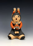 Jemez Pueblo American Indian Pottery Storyteller #1 - Vernida Toya