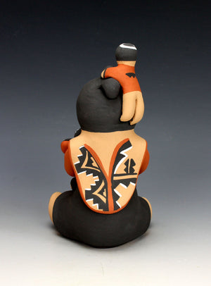 Jemez Pueblo American Indian Pottery Storyteller #3 - Vernida Toya